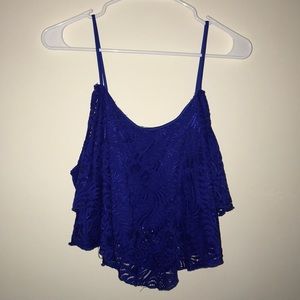 Blue Crop Top FINAL PRICE DROP